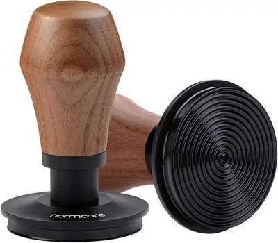 Normcore 58.5mm Espresso Tamper V4 - Walnut handle, View more