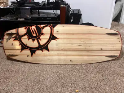 Wakeboard and bindings for sale., View more