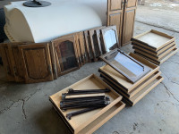 Oak doors and drawers 