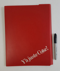 French Coca-Cola Official File Folder