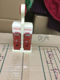 Coca-Cola Vending Machine Salt & Pepper Set.