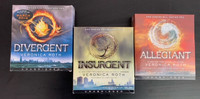 VERONICA ROTH: DIVERGENT, INSURGENT & ALLEGIANT  AUDIO BOOKS