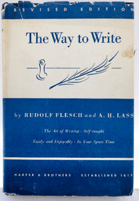 Book - The Way to Write -  revised edition c 1949