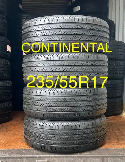 235/55R17 Continental Conti Pro Contact ** NO INSTALL SERVICE ** I DO NOT OFFER INSTALLATION ** 4 LI...