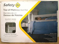 New-Safety 1st BR017CEIU Top-of-Mattress 8" Bed Rail, Grey