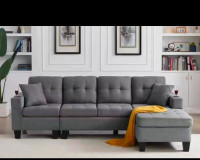 Love seat 4 seater comfy sectional sofa + limited offer