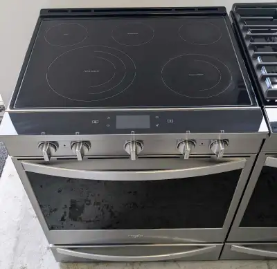 30" Whirlpool Slide-In Electric Glasstop Stove + 1 Year Warranty, View more