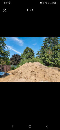 Free clean fill sand/dirt (no buckets)