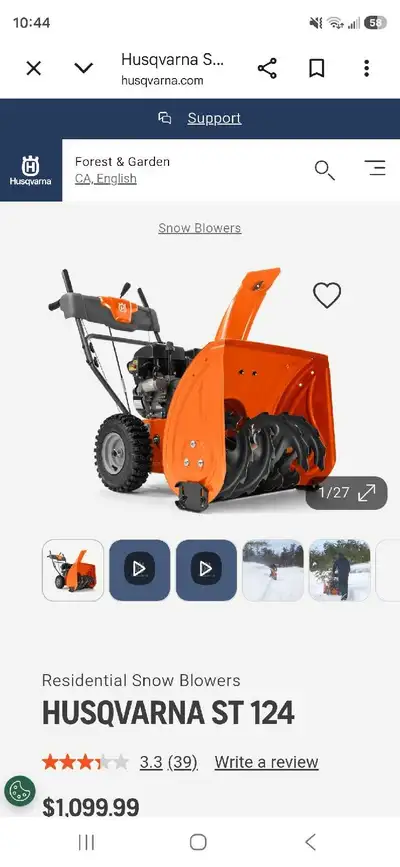 snow blower for sale, View more