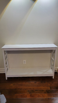 Entryway Console Accent Table 47.25in White