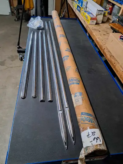 NOS Trim for Ford Custom/ Galaxie 500. Complete with hardware. Part #C6AZ5421048A
