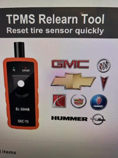 Car TPMS Reset Tool EL50448 for GMC products only