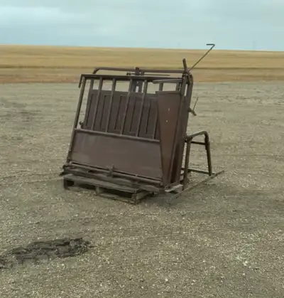 Calf tipping table