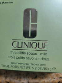Clinique three little soaps 