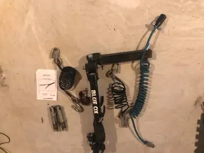 Blue Ox Alpha 2 tow bar 6500lb 2” receiver + brake buddy select 2 brake system. (Some parts needed f...