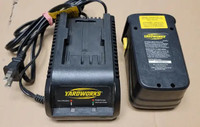 Yardworks Battery and Charger 18-24V.