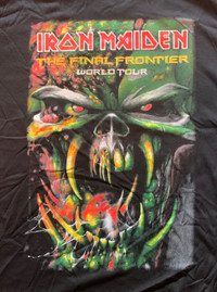 Iron Maiden World Tour The Final Frontier Metal Band T Shirt