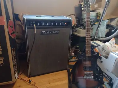 1973 Traynor Bassmaster 1x15 Combo Tube Amp + Bugera Attenuator, View more