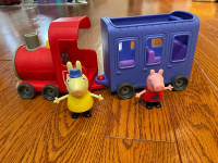 Peppa pig train set