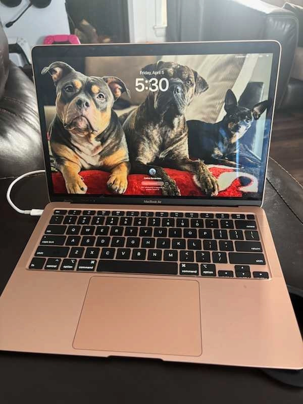 2020 rose gold Mac book air  in Laptops in Ottawa - Image 2