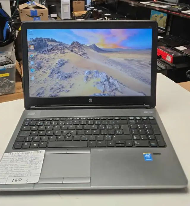 Laptop HP ProBook 650 G1 – i5 8Go RAM SSD 500Go – 15.6po in Laptops in Longueuil / South Shore - Image 2