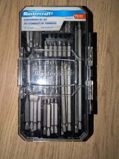 Screwdriver bit set 74-pieces S2 steel, View more