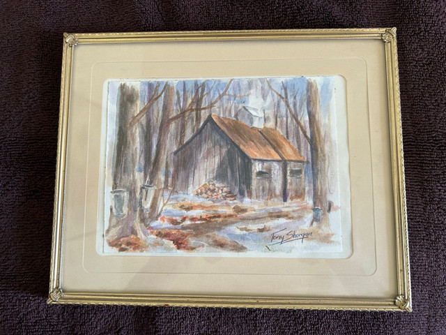 Montrealer Tony Shorgan Watercolor dans Art et objets de collection  à Ville de Montréal
