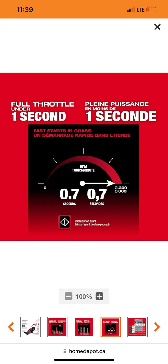 M18 fuel Lawn mower - NEW+WARRANTY TOOL ONLY in Lawnmowers & Leaf Blowers in Kitchener / Waterloo - Image 6