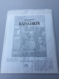 Press Kit Envelope for the Movie "The Rainmaker" with Photos