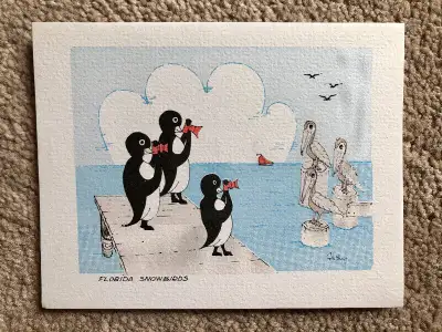 “Florida Snowbirds” Blank Note Cards (Brampton), View more
