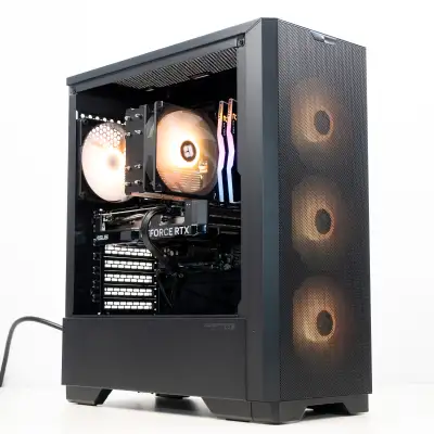 Intel Gaming PC - Intel i3-12100, RTX 4060, 16GB RAM, 1TB SSD, View more