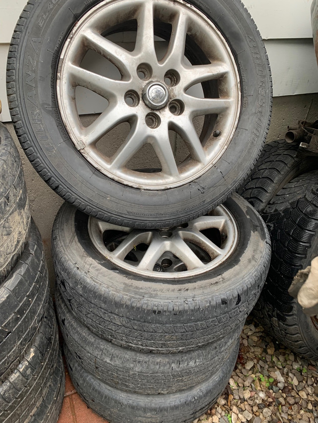 16 inch Toyota Aluminum Rims in Tires & Rims in London - Image 2