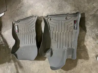 WeatherTech car floor mats for a Subaru Forester years 2021-2024, used