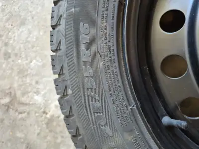 Set of Michelin - Iceon steel rims, used for three seasons on a Toyota Corolla SE approximately 12,0...