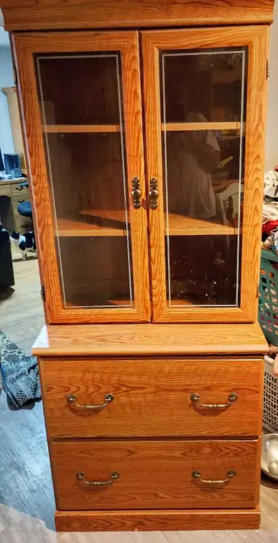 display cabinet with file drawers , View more