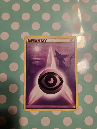 Une copie de la carte [Psychic Energy - HeartGold SoulSilver 119/123]. - Finit : régulier - Langue :...