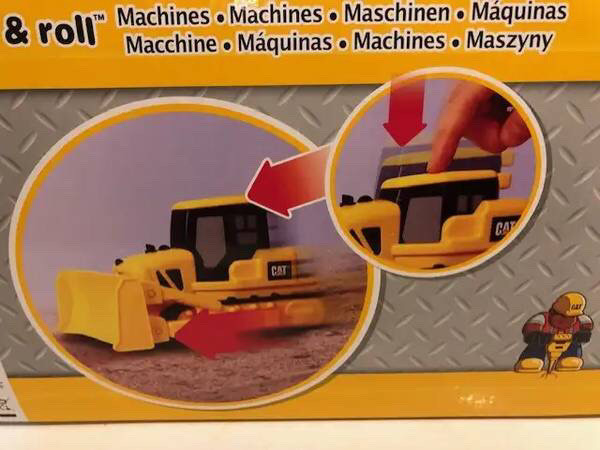 Toy bulldozer - CAT truck bulldozer Press & Roll $50, new in box in Toys & Games in Mississauga / Peel Region - Image 2