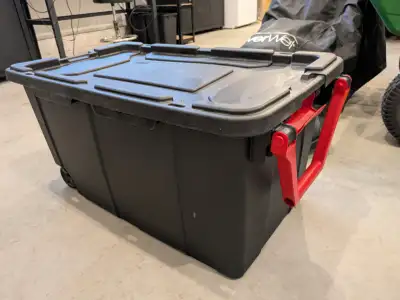 40 Gallon WHEELED STORAGE BOX  "Sterilite", View more