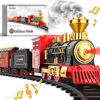 NEW Hot Bee Train Set - Train Toys for Boys Girls w/Smokes,steam