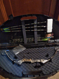 Left-handed compound bow