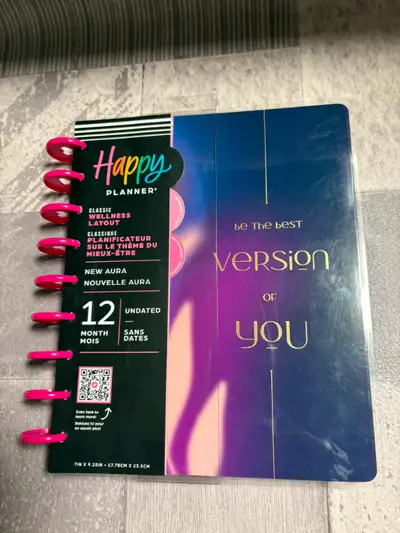Agenda non daté thème bien-être Happy Planner, View more