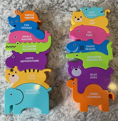 Stacking animal puzzles, View more