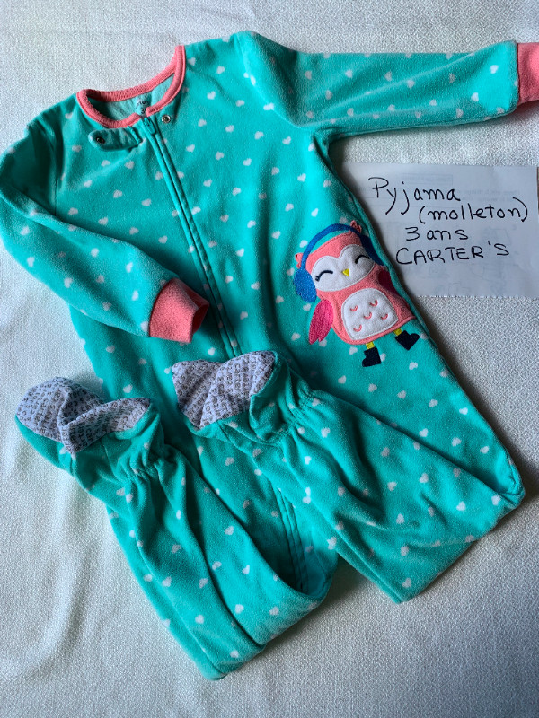 Fillette – 3 ans - Pyjamas dans Vêtements - 3T  à Longueuil/Rive Sud - Image 2