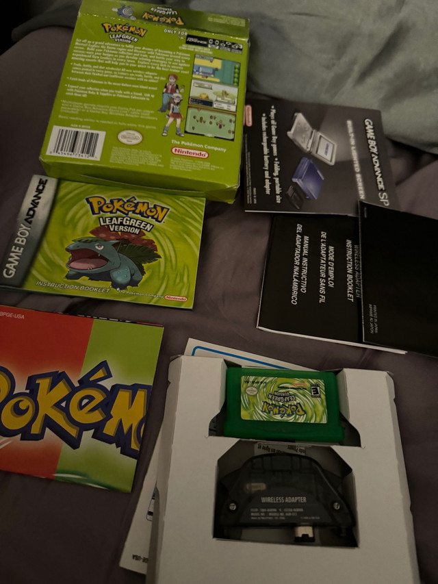 Pokémon Leaf Green-Complete GBA dans Consoles classiques  à Ville de Montréal - Image 3