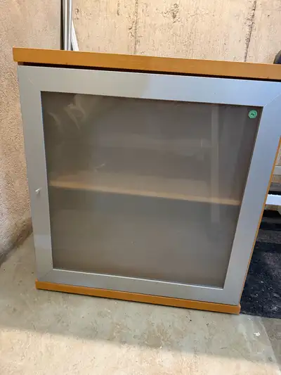 This Ikea storage cabinet that provides ample storage with a sleek design. It’s been great for organ...