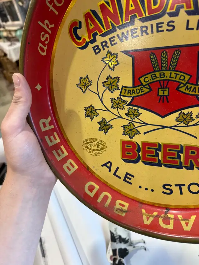 early Canadian Bud tray  in Arts & Collectibles in Edmonton - Image 5
