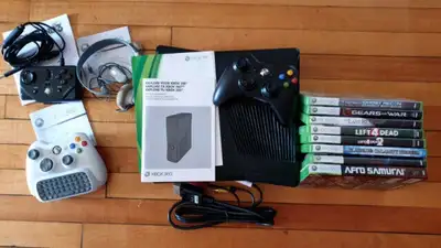 xbox 360 + games and accessories, View more