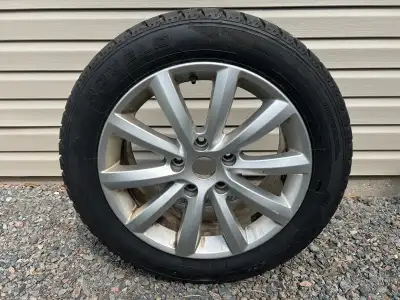 Winter tires & aluminum rims for sale. Came from a VW Touareg SUV. They are a 235/55/18 size tire. O...