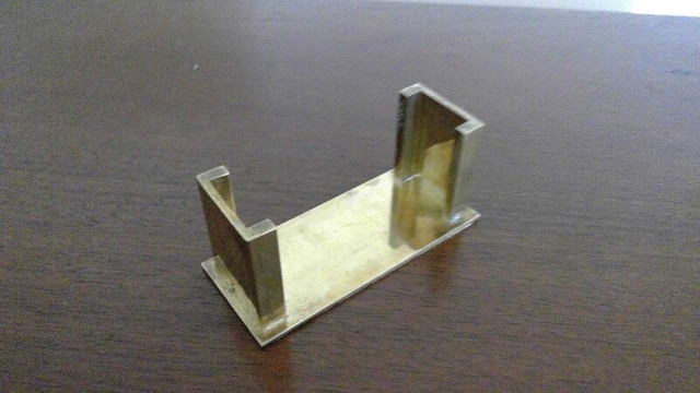 BRASS BUSINESS CARD HOLDER in Home Décor & Accents in Edmonton