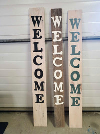 Welcome Sign (Middle one Sold)